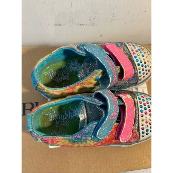 Skechers Twinkle toes size 8 rn#10383n 2 straps - Picture 2 of 4